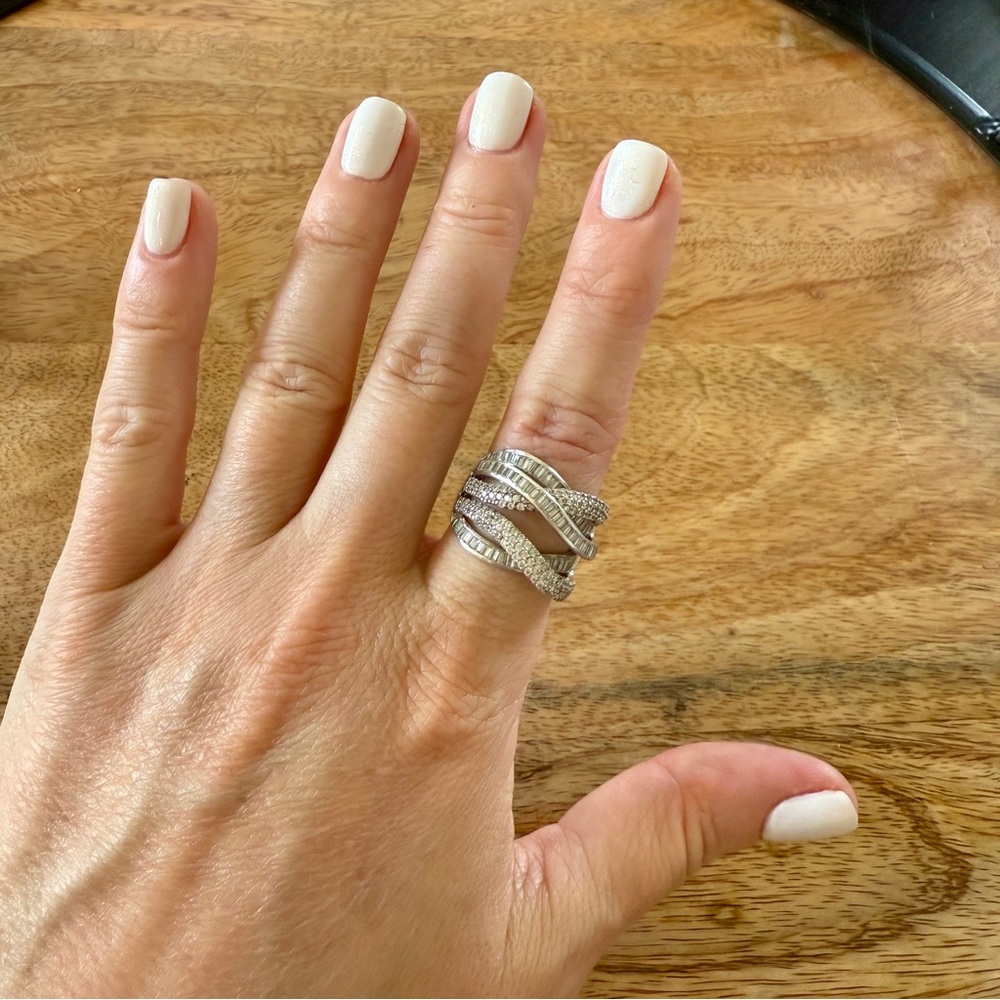 🍒3 for $30 🍒 925 Silver Statement Ring, 7